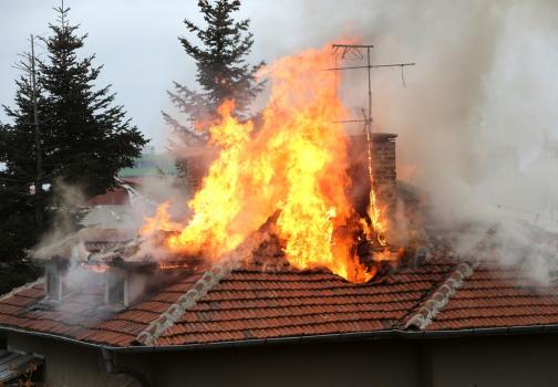 roof-on-fire